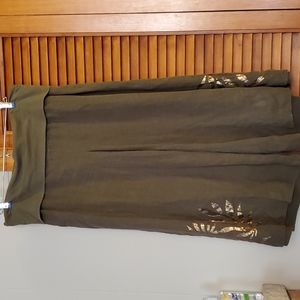 Heart Moon Star cropped linen pants